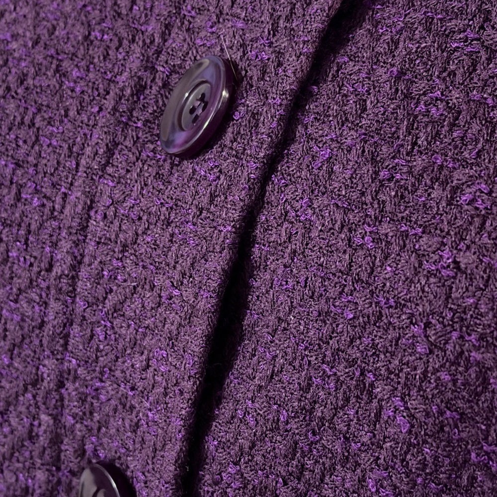 Button-Front Jacket approx 24” shoulder to bottom. Approx 15” pit to pit - Picture 3 of 6